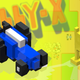 Illustration for article titled What If 8-Bit Racing Cars Were Rendered In 3D?
